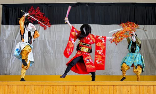 2024年船踊り「紅葉狩り」鬼女(更科姫)を倒す